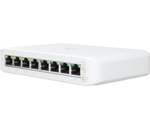 Ubiquiti 8p USW-Lite-8-PoE (8x10/100/1000Mbit) 4xPoE+ - 1087315 - zdjęcie 4